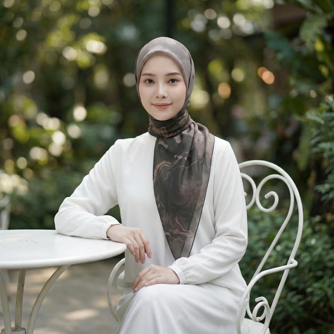 Zoya - Kayesa Print Scarf - Kerudung Hijab Segi Empat Motif Premium - Box