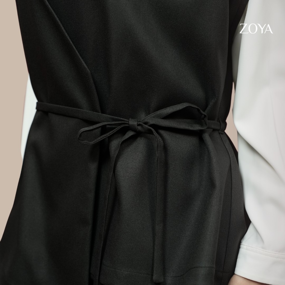 Zoya Kimono Cut Overslah KCO Z01 - Vest Outer Wanita - Bahan Poly Twill