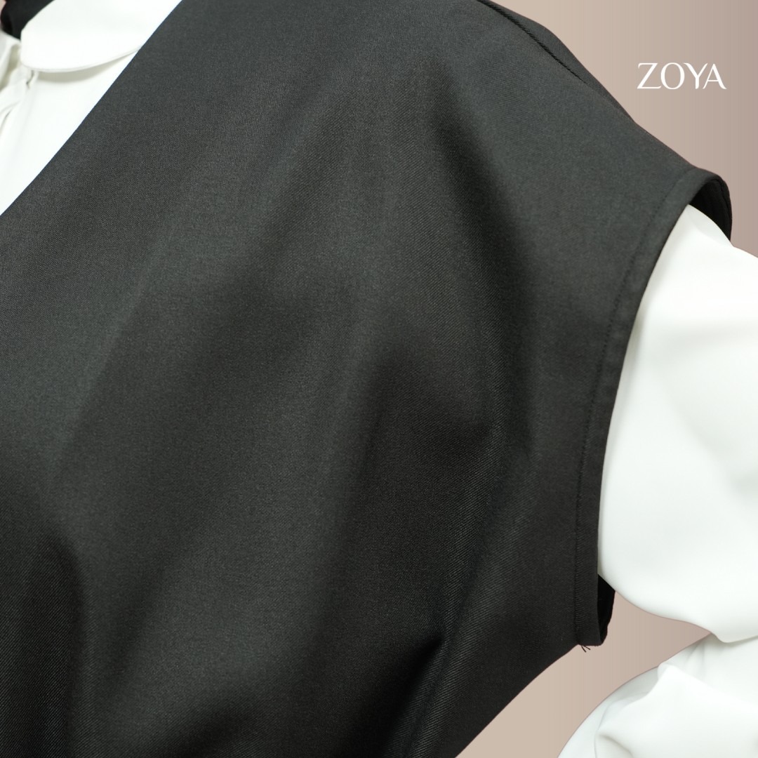Zoya Kimono Cut Overslah KCO Z01 - Vest Outer Wanita - Bahan Poly Twill