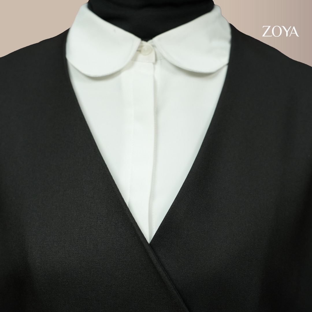 Zoya Kimono Cut Overslah KCO Z01 - Vest Outer Wanita - Bahan Poly Twill