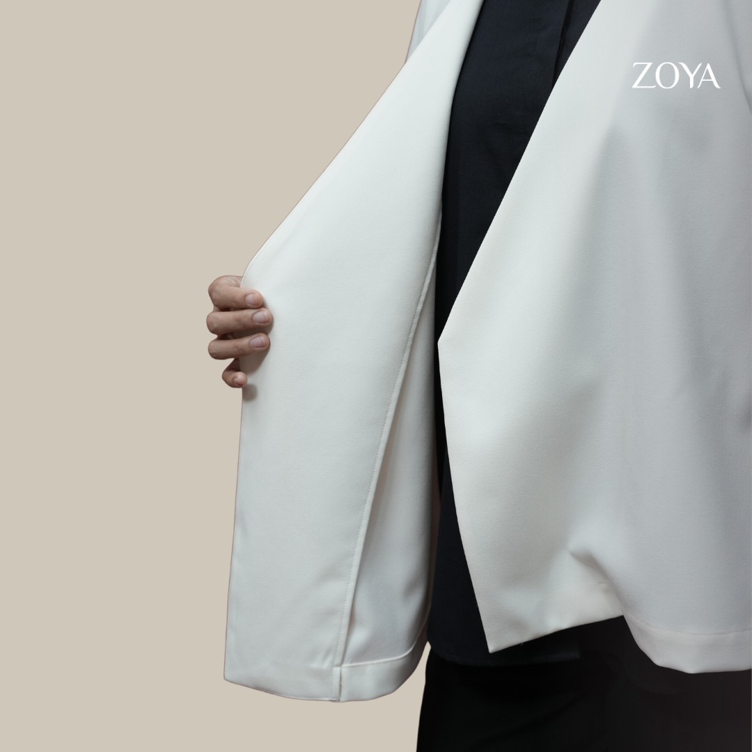 Zoya Kimono Cut Overslah KCO Z01 - Vest Outer Wanita - Bahan Poly Twill