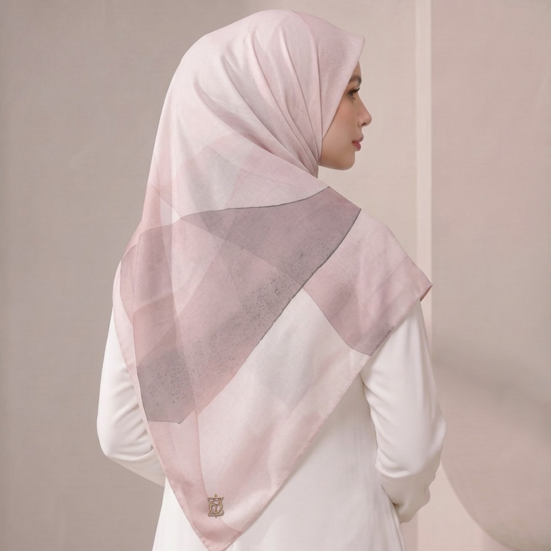 Zoya - Leya Haze Scarf - Kerudung Hijab Segi Empat Motif Premium - Box
