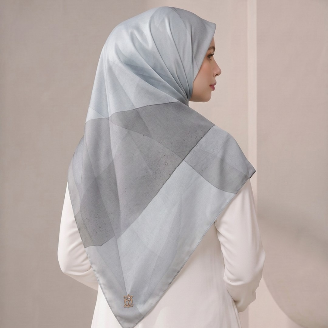 Zoya - Leya Haze Scarf - Kerudung Hijab Segi Empat Motif Premium - Box