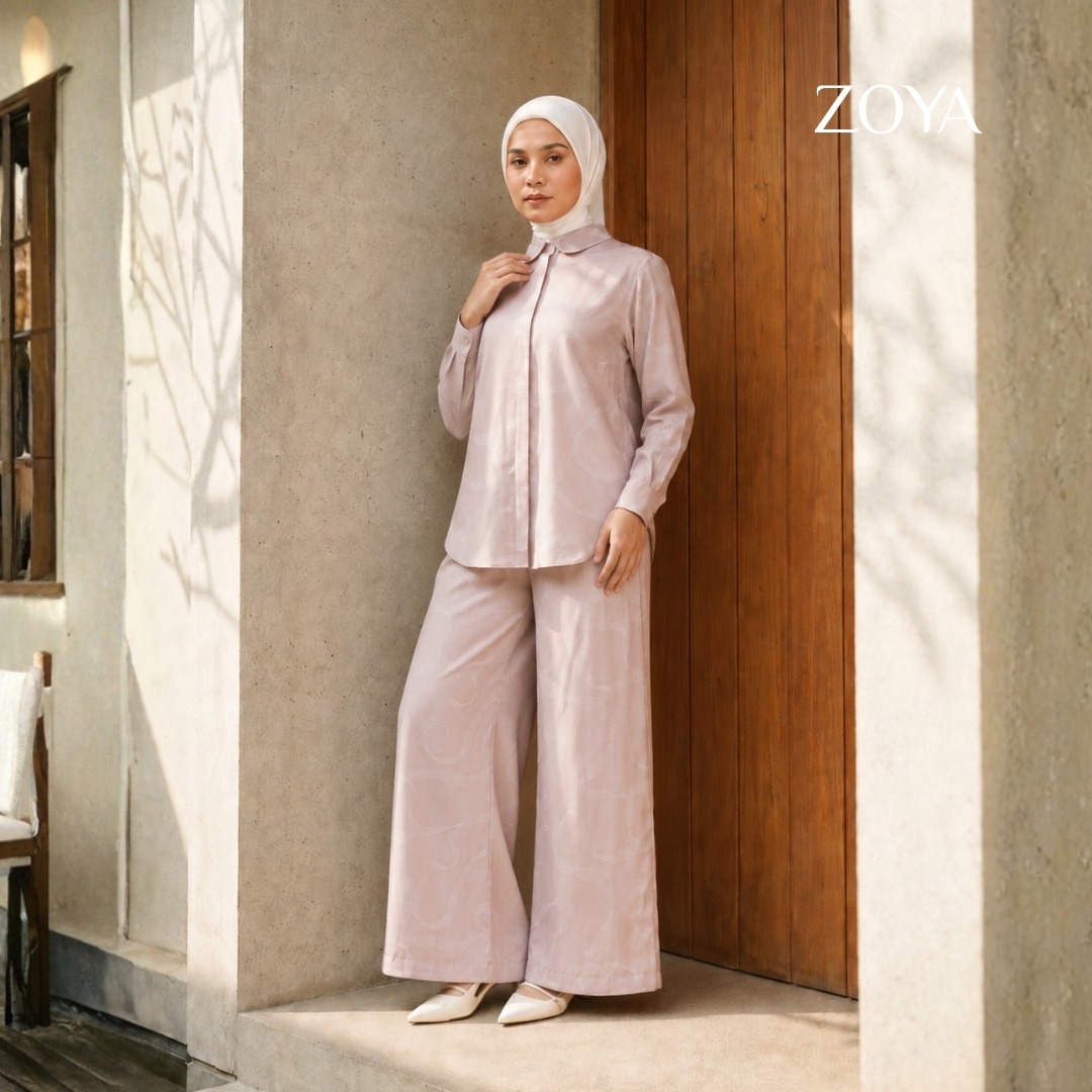 Zoya Loose Fit Print LFP-Z01 Shirt - Blouse - Bahan Poly Flowy