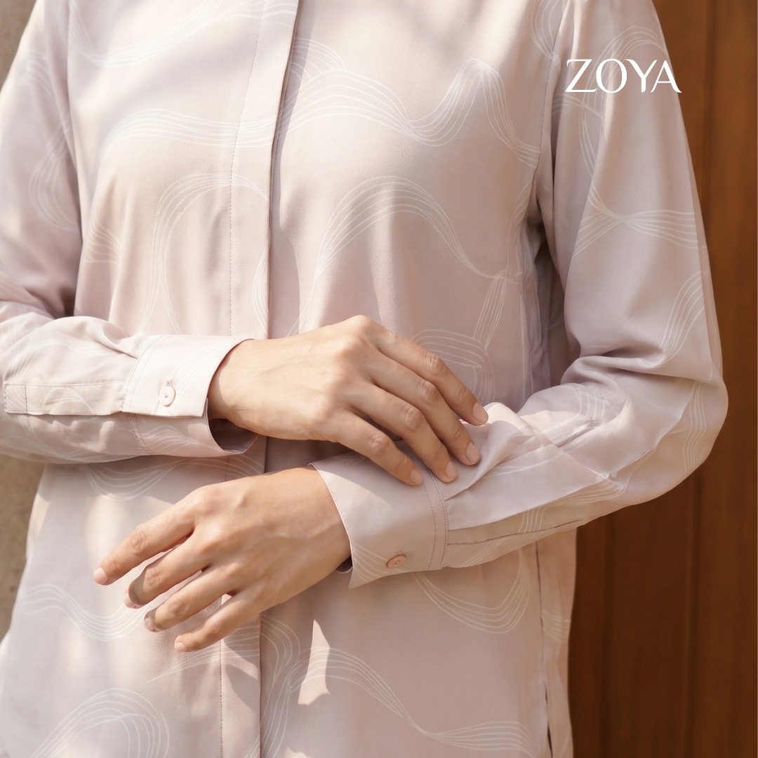 Zoya Loose Fit Print LFP-Z01 Shirt - Blouse - Bahan Poly Flowy