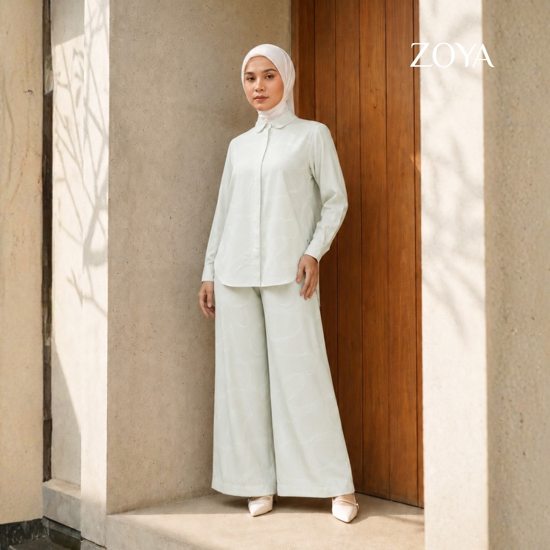 Zoya Loose Fit Print LFP-Z01 Shirt - Blouse - Bahan Poly Flowy