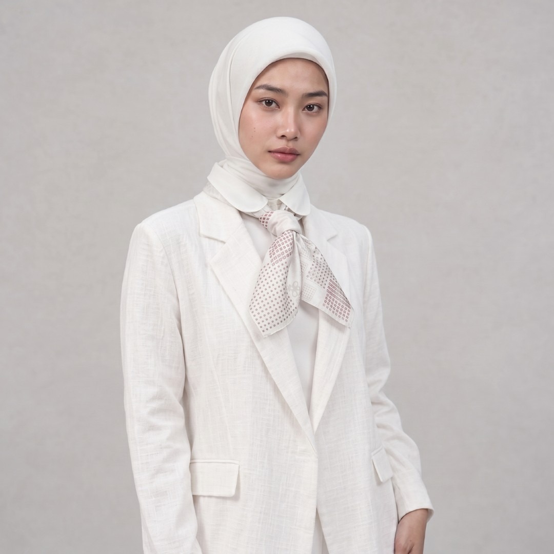 Zoya - Mini Syal - Mosaic Patch - Mini Scarf Motif Premium