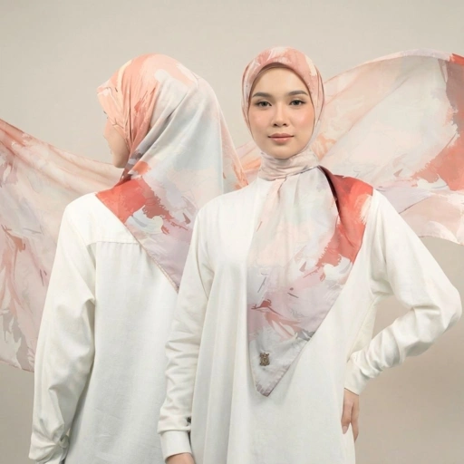 Image of Zoya - Maiza Print Scarf - Kerudung Hijab Segiempat Motif Premium - Box