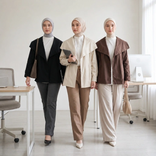 Zoya Oversized Draped Z01 Officewear - Jacket Outwear - Bahan Maharani