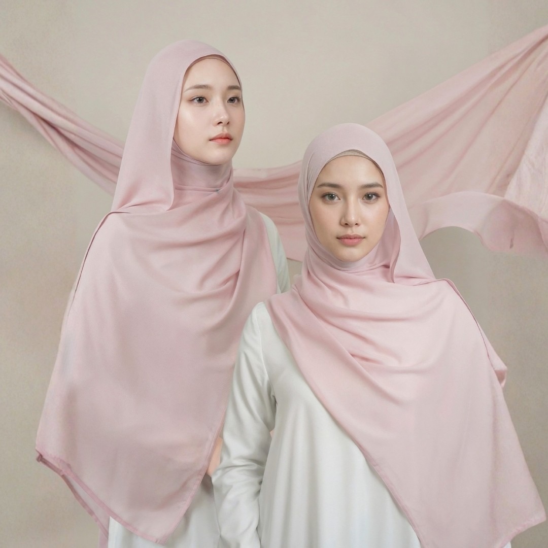 Zoya Pashmina Arumi - Hijab Pashmina Polos - Bahan Voal Viscose