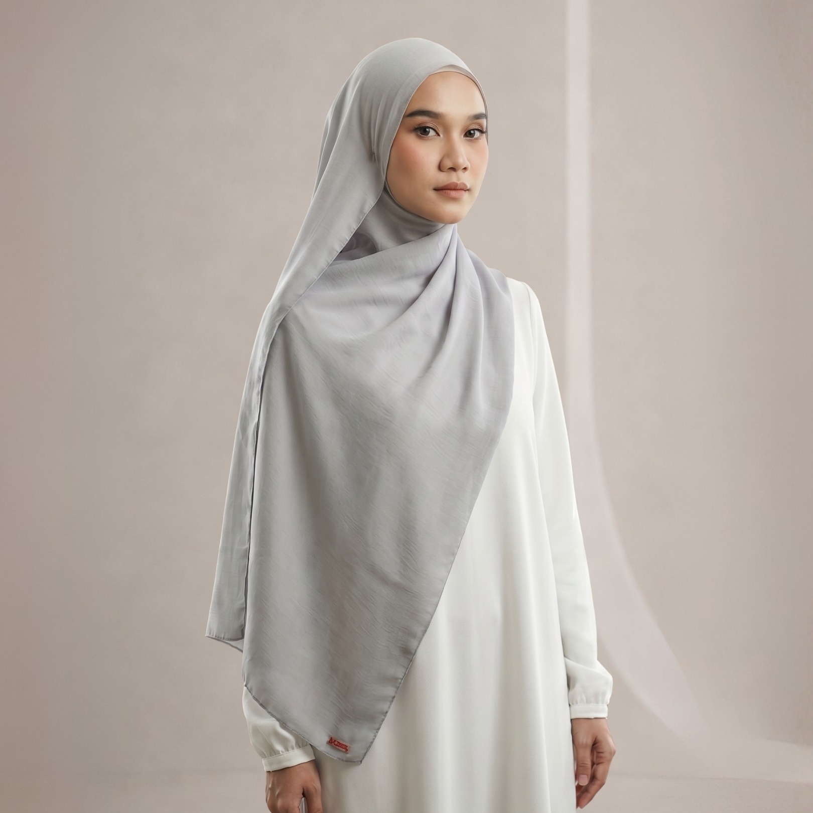 Zoya Pashmina Kyna - Hijab Pashmina Polos - Bahan Viscose Spandex