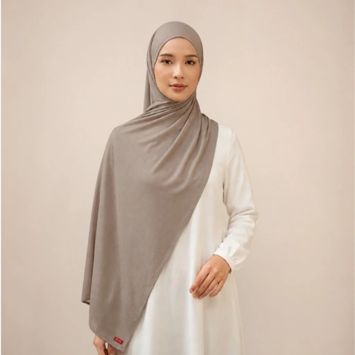 Image of Zoya Pashmina Zahra - Hijab Pashmina Polos - Bahan Airflow Premium