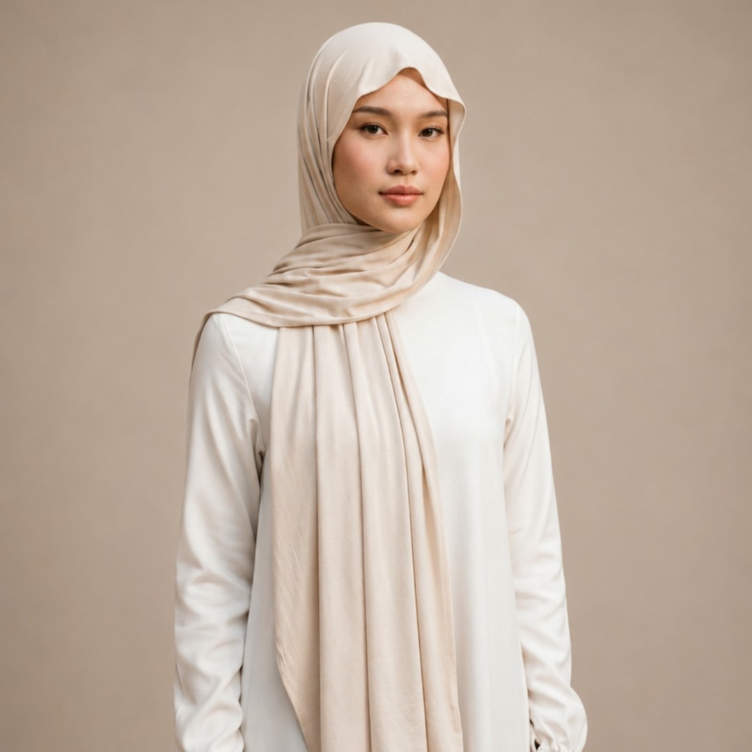 Zoya Pashmina Zahra - Hijab Pashmina Polos - Bahan Airflow Premium