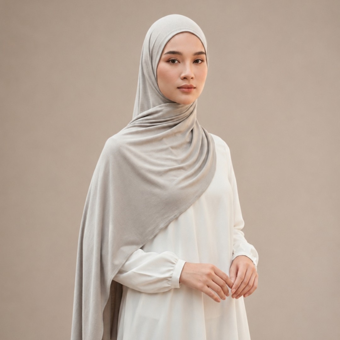 Zoya Pashmina Zahra - Hijab Pashmina Polos - Bahan Airflow Premium