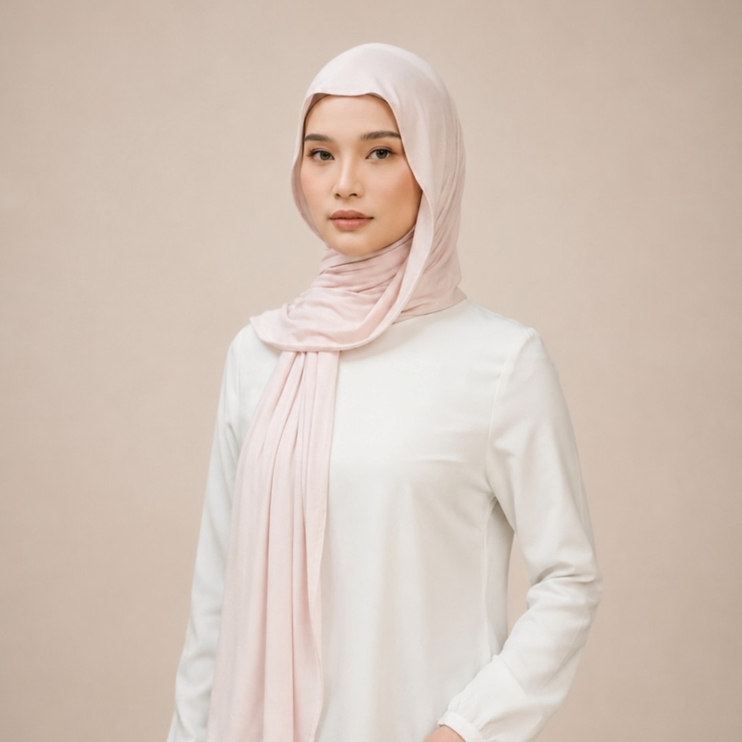 Zoya Pashmina Zahra - Hijab Pashmina Polos - Bahan Airflow Premium