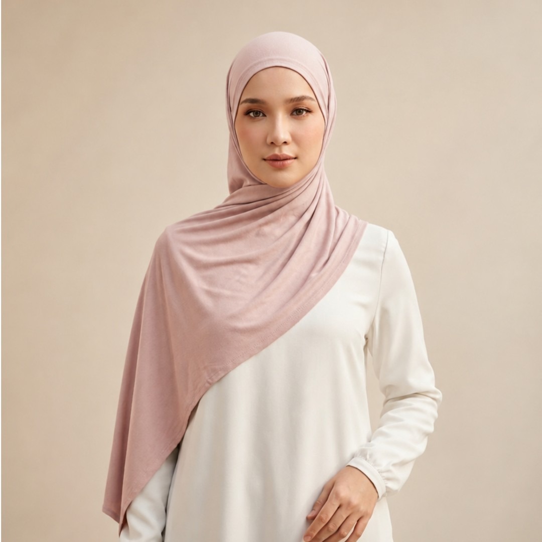 Zoya Pashmina Zahra - Hijab Pashmina Polos - Bahan Airflow Premium