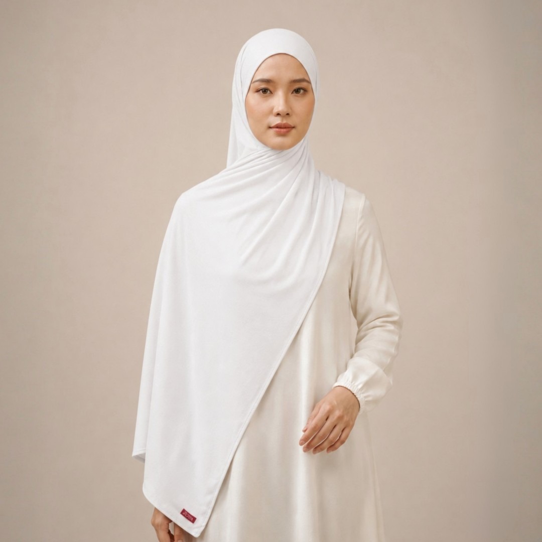 Zoya Pashmina Zahra - Hijab Pashmina Polos - Bahan Airflow Premium