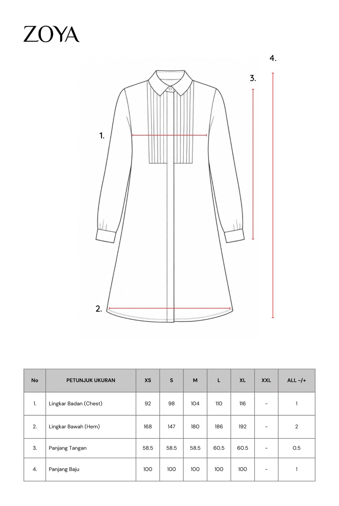 Zoya Pintucked Cotton Midi Dress Z01 - Atasan Midi Dress Officewear - Bahan Cotton