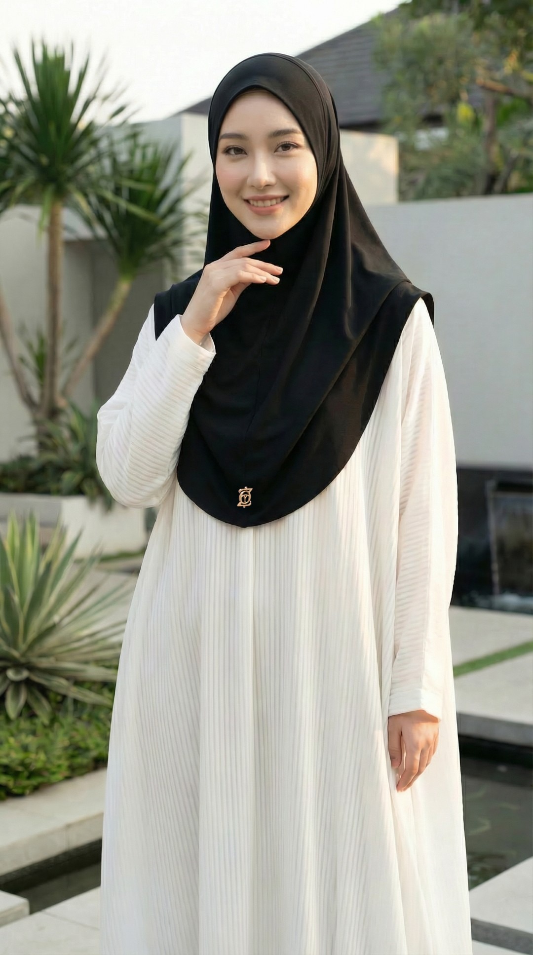 Zoya Queena Bergo - Kerudung Hijab Instant - Bahan Breeze Flex