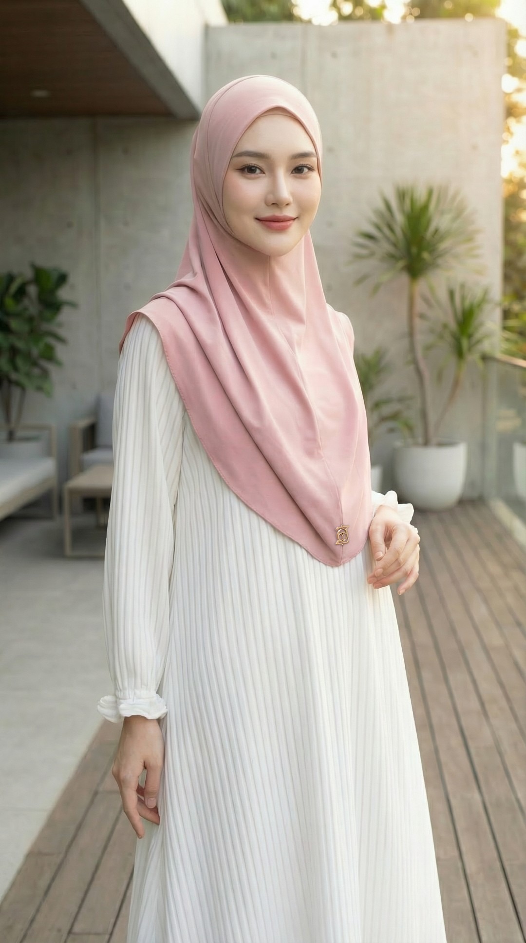 Zoya Queena Bergo - Kerudung Hijab Instant - Bahan Breeze Flex