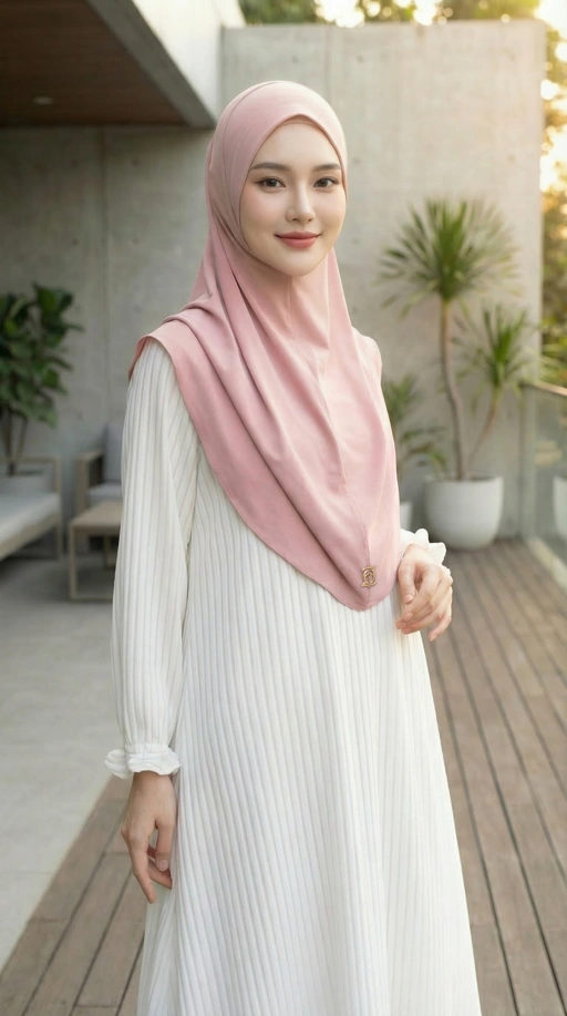 Image of Zoya Queena Bergo - Kerudung Hijab Instant - Bahan Breeze Flex