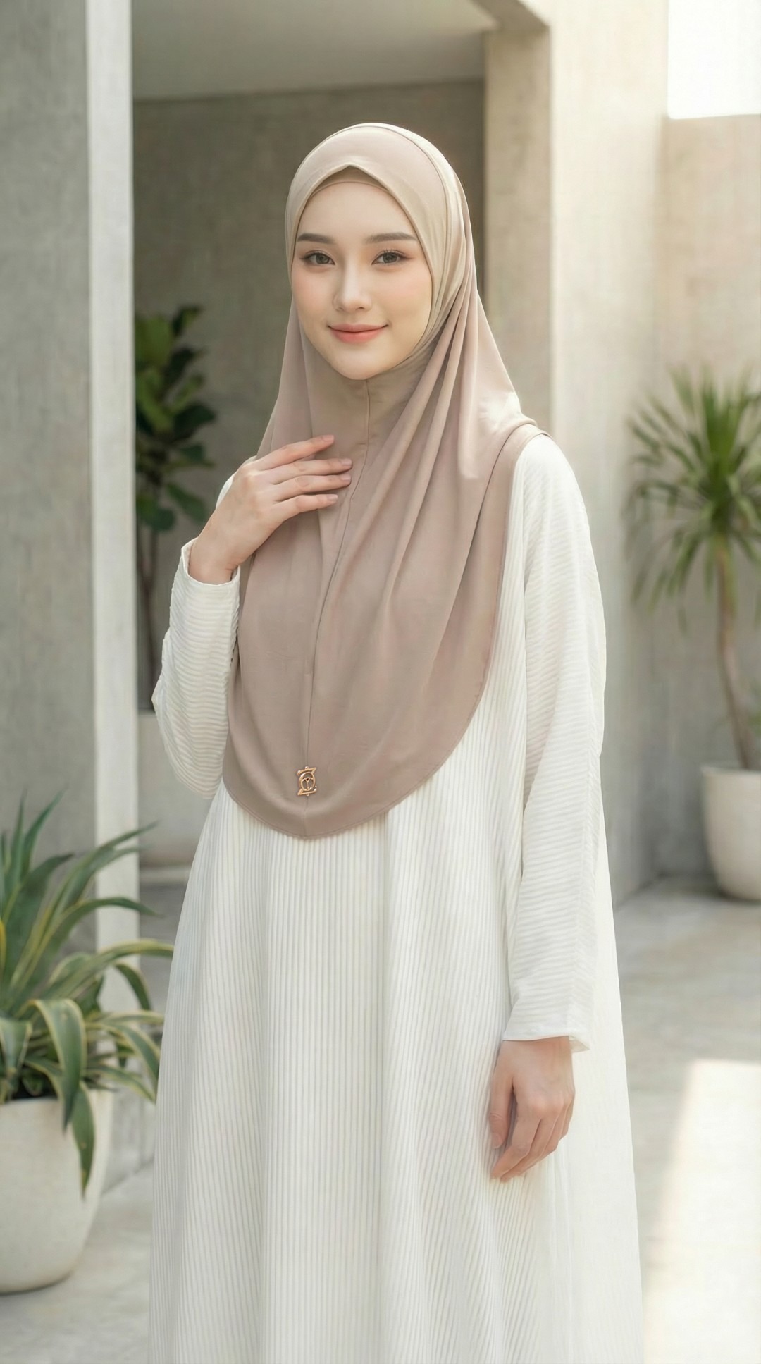 Zoya Queena Bergo - Kerudung Hijab Instant - Bahan Breeze Flex