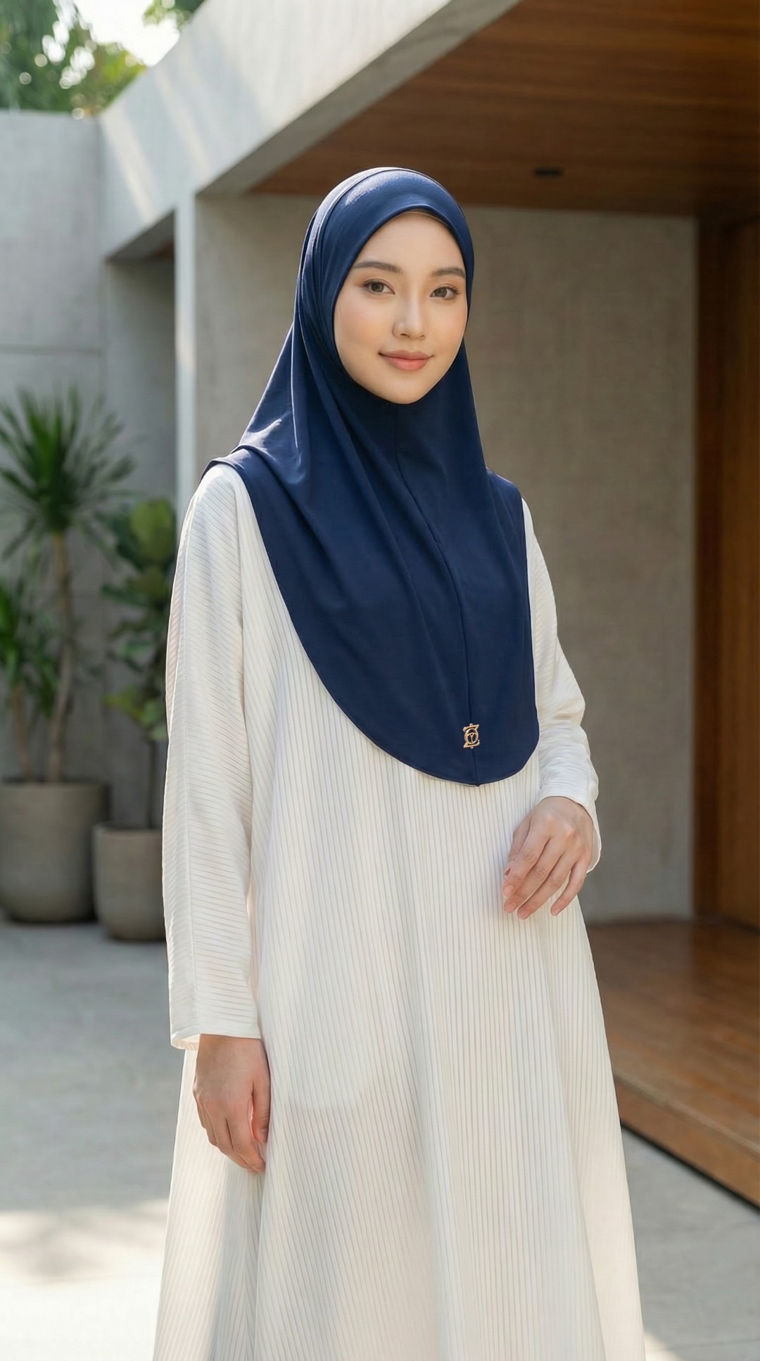 Zoya Queena Bergo - Kerudung Hijab Instant - Bahan Breeze Flex
