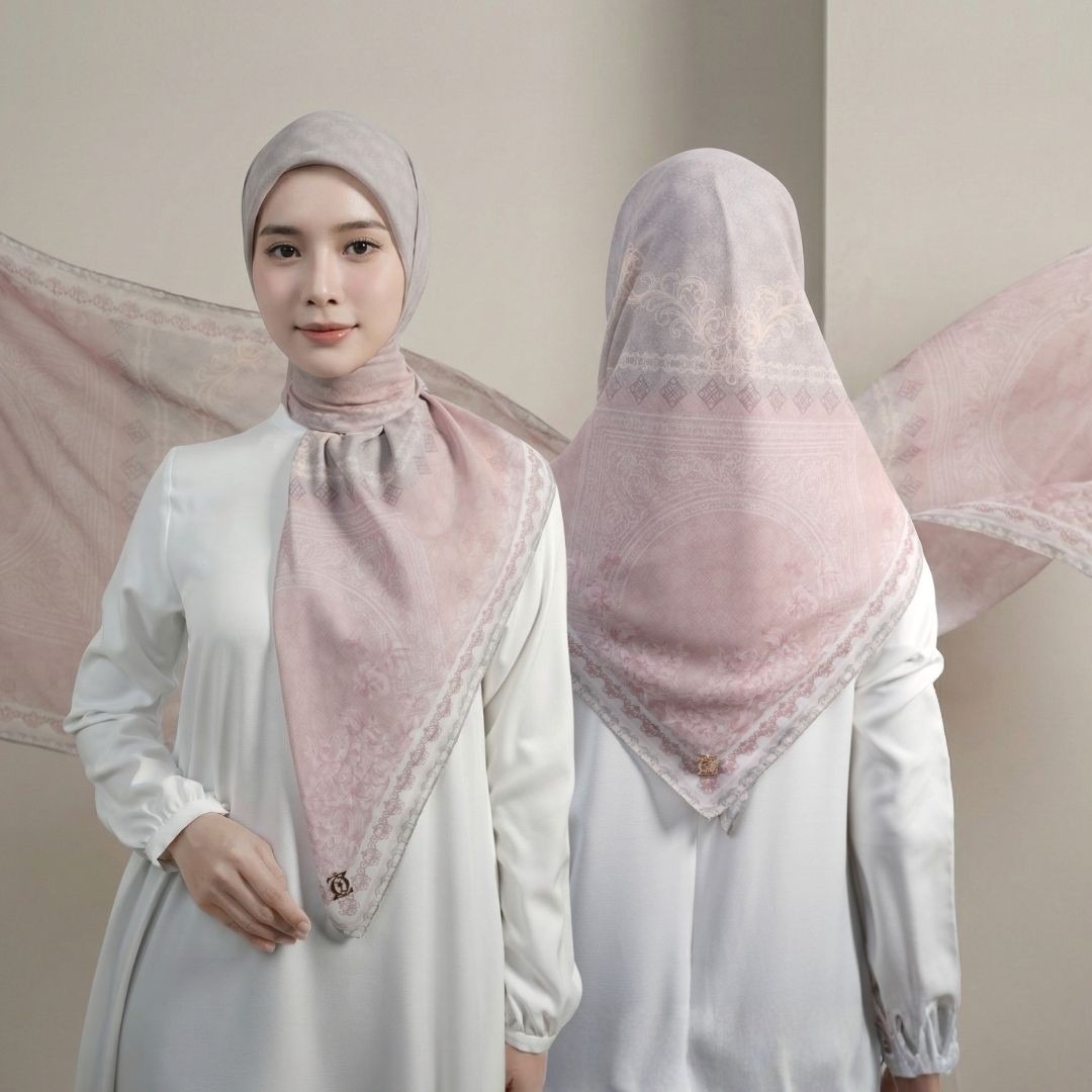 Zoya - Rahza Print Scarf - Kerudung Hijab Segi Empat Motif Premium - Box