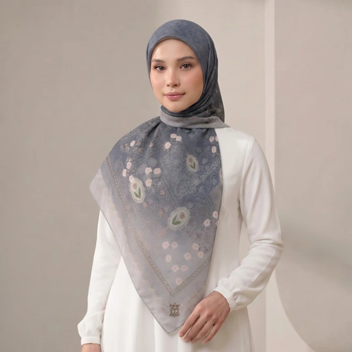 Image of Zoya - Rivella Print Scarf - Kerudung Hijab Segiempat Motif Premium - Box