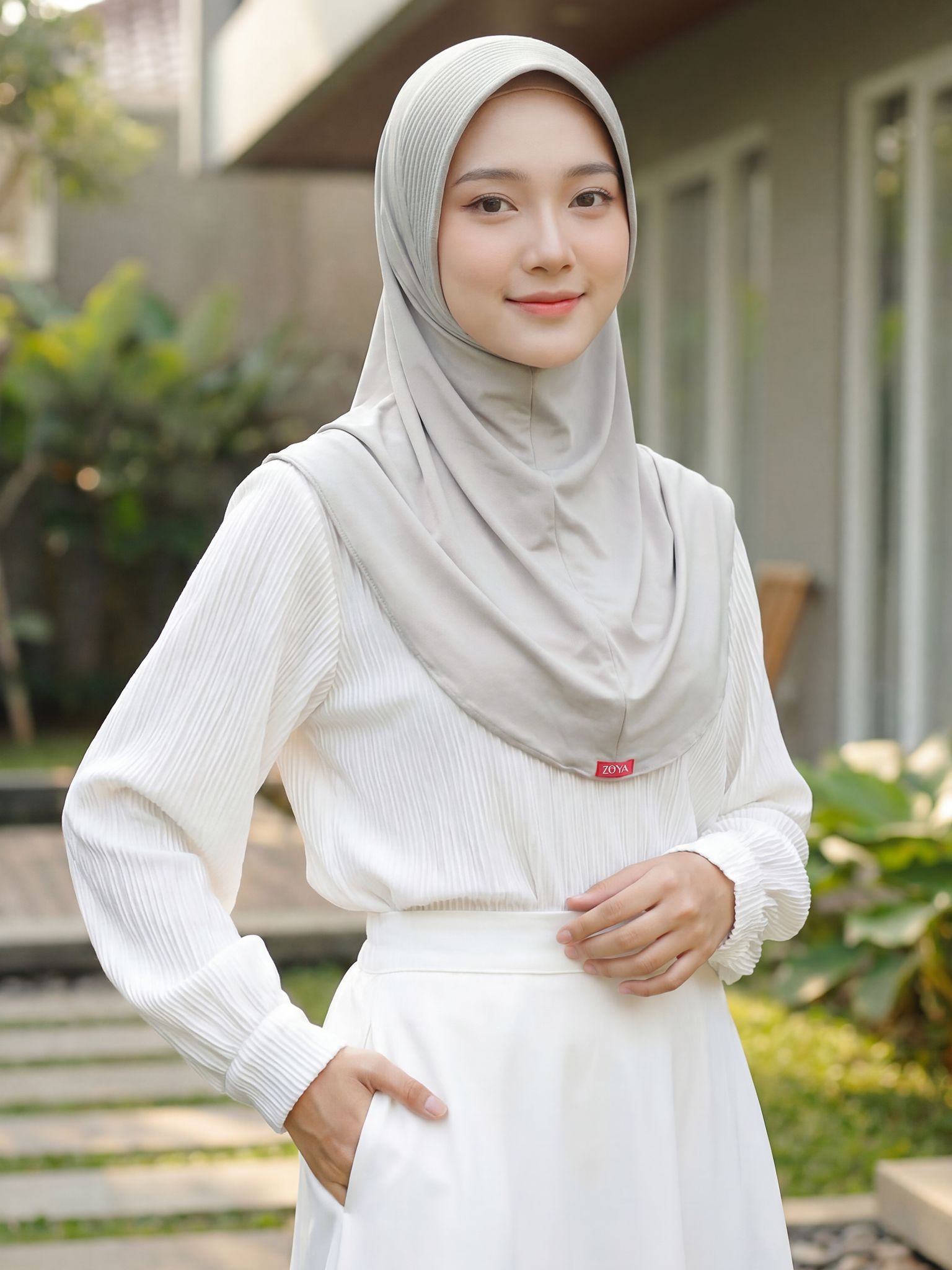 Zoya Bergo MARSHA HL Casual HEIQ - Kerudung Bergo Hijab Instan - Bahan Breeze Flex
