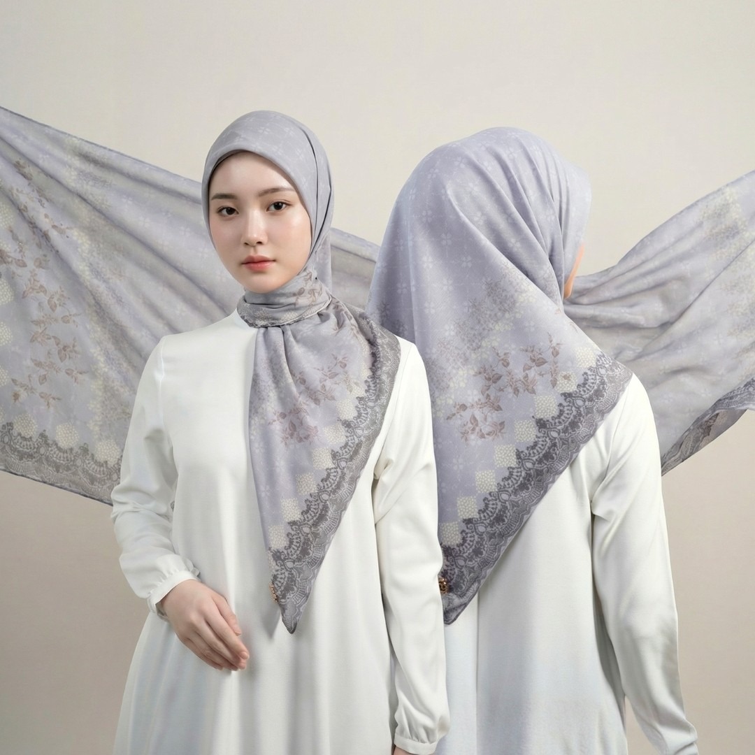 Zoya - Vera Print Scarf - Kerudung Hijab Segi Empat Motif Premium - Box