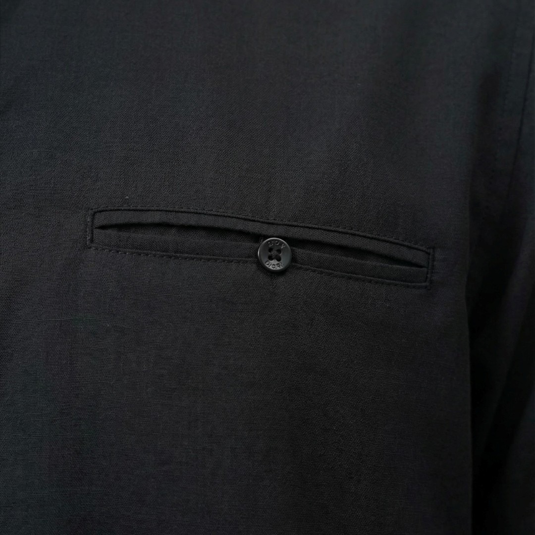 Waiz Menswear - Baju Koko Pria Lengan Panjang - Bahan Int Rami