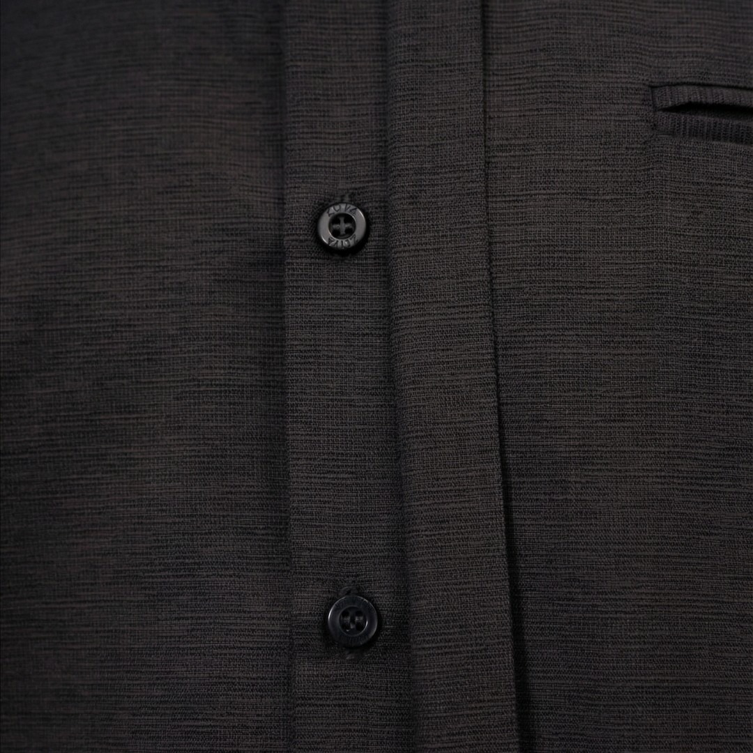 Waiz Menswear - Baju Koko Pria Lengan Panjang - Bahan Int Rami