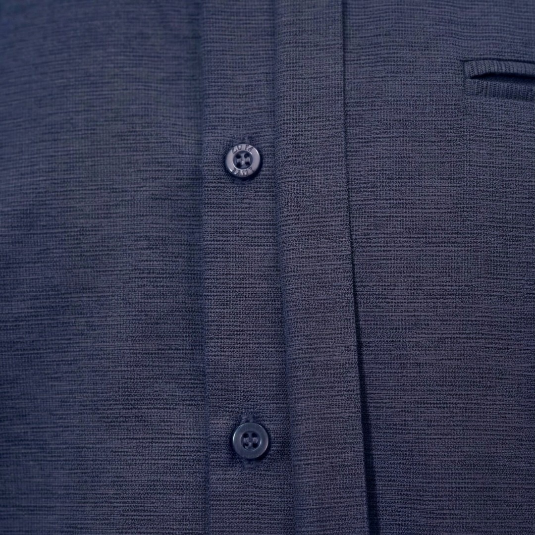 Waiz Menswear - Baju Koko Pria Lengan Panjang - Bahan Int Rami