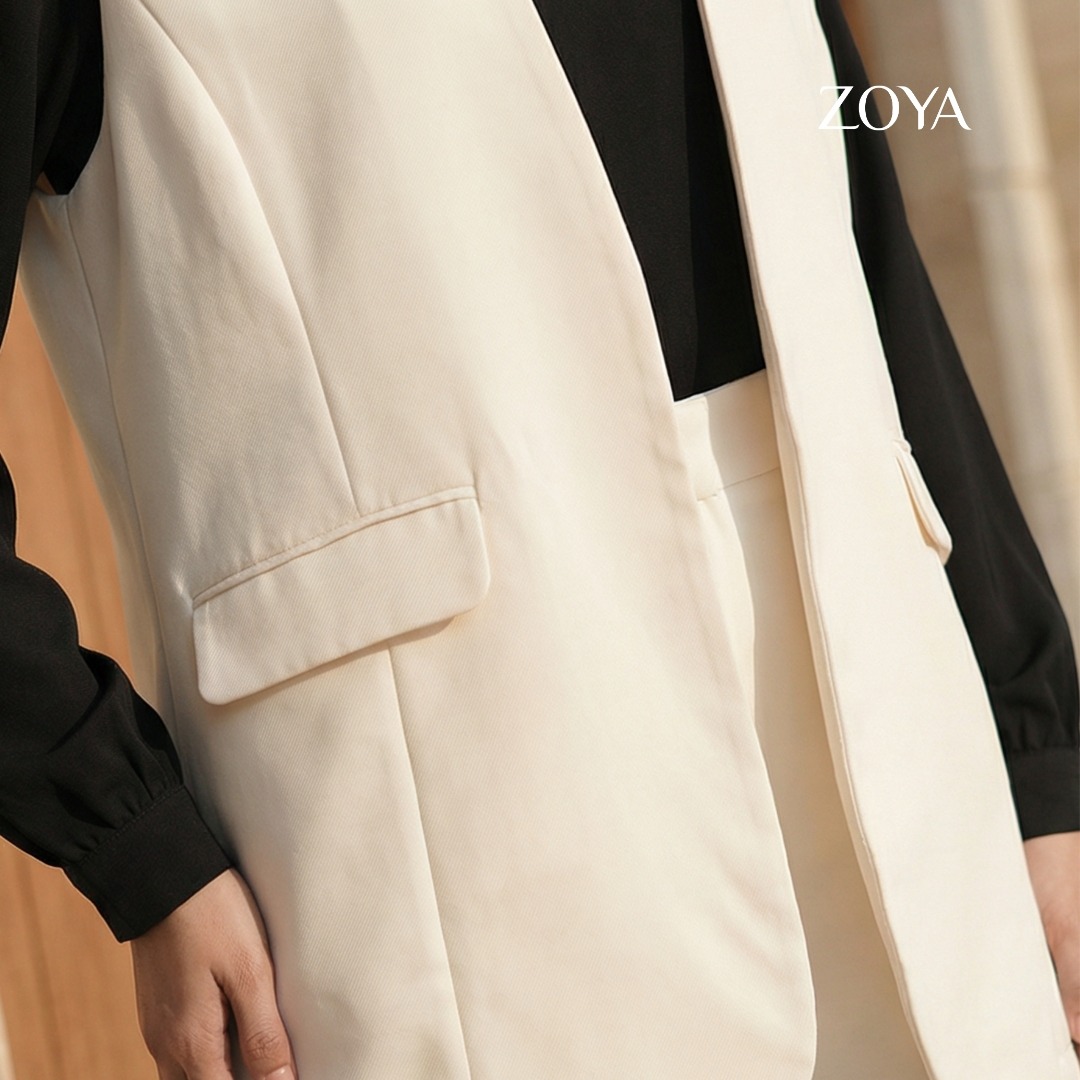 Zoya Basic Vest BV-Z01 - Vest Outer Wanita - Bahan Poly Twill