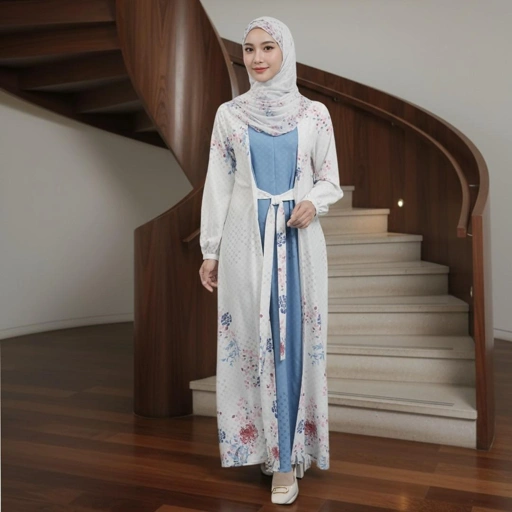 Image of Zoya Maury Dress - Gamis Muslim Wanita Wudhu Friendly - Bahan Poly Airflow