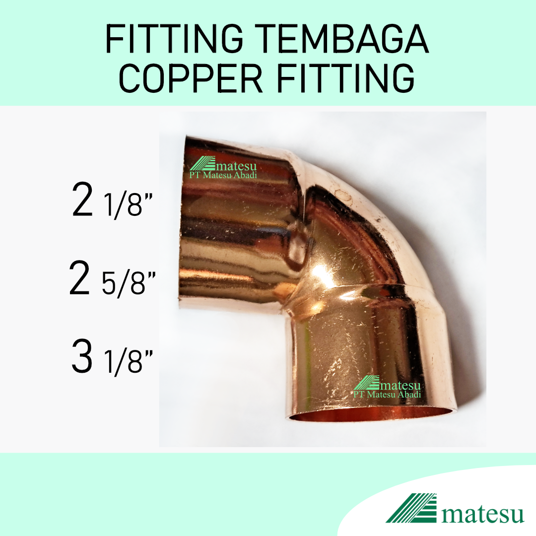 Copper Elbow Uk. 2-1/8" 2-5/8" 3-1/8"