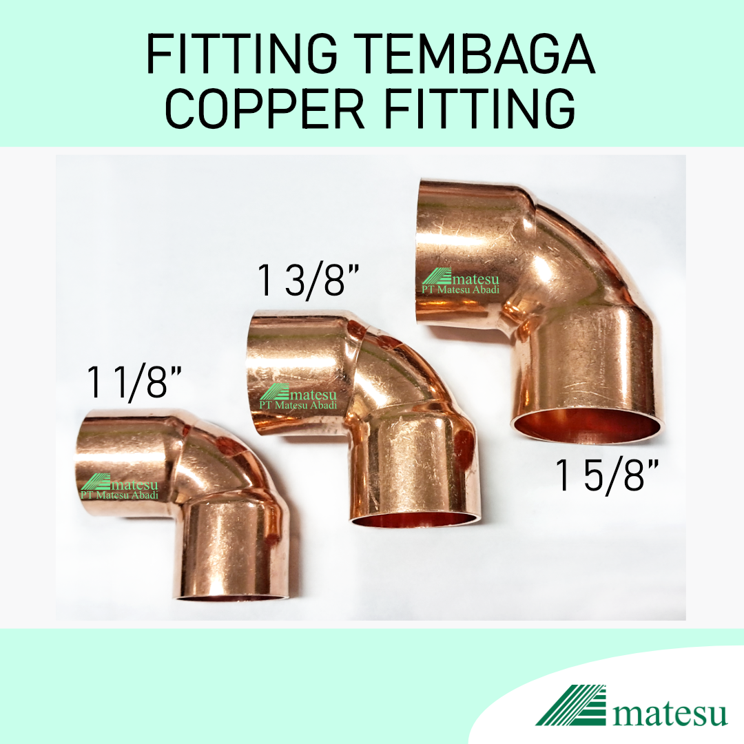 Copper Elbow Uk. 1-1/8" 1-3/8" 1-5/8"