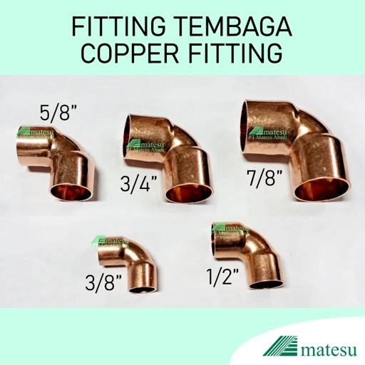 Image of Copper Elbow Uk. 3/8" 1/2" 5/8" 3/4" 7/8"