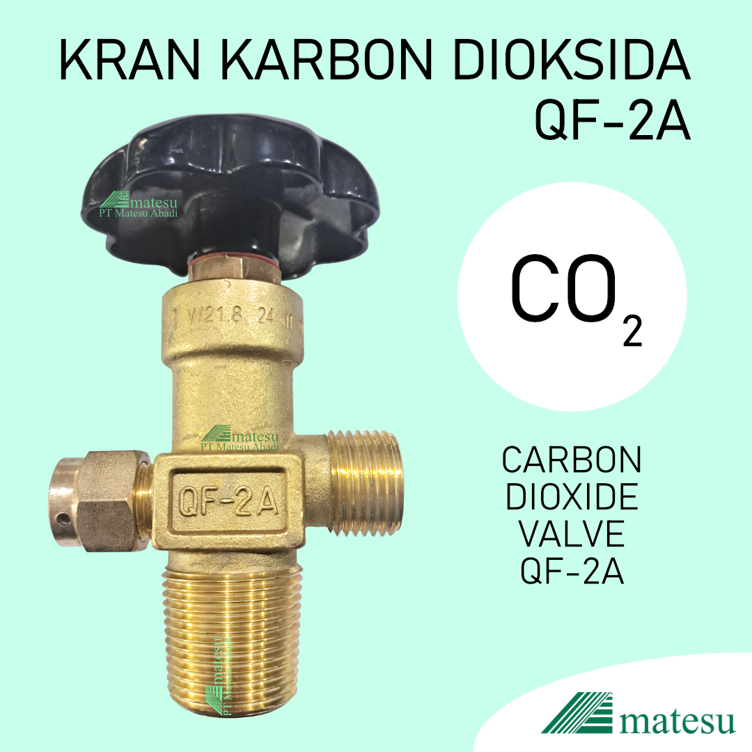 Kran Karbon Dioksida CO2 Valve QF-2A