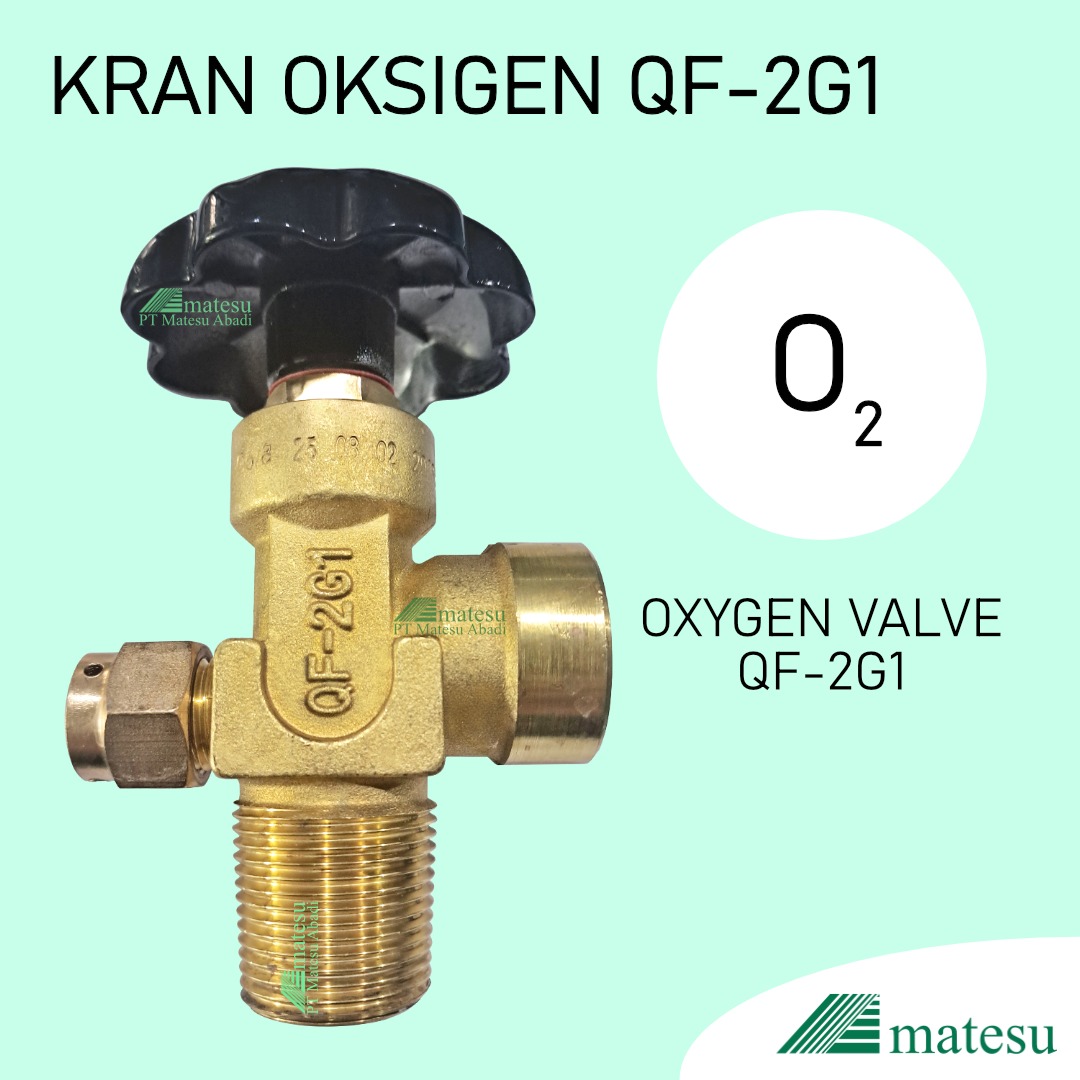 Kran Oksigen O2 Valve QF-2G1