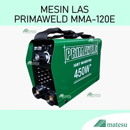 Image of PRIMAWELD Mesin Las Inverter MMA-120E 450watt Welding Equipment