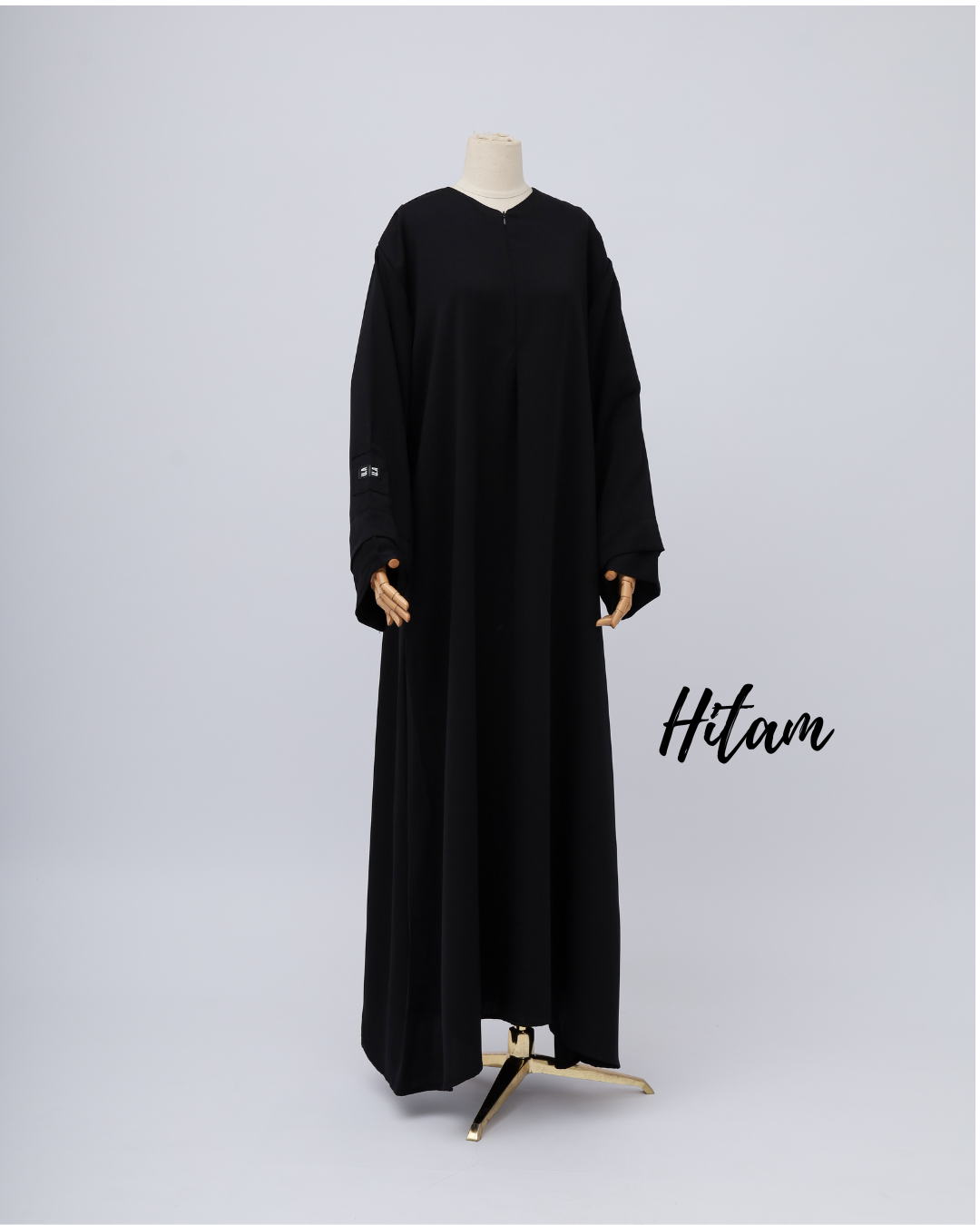 Abaya Saila Royal Queen Fabric Hitam