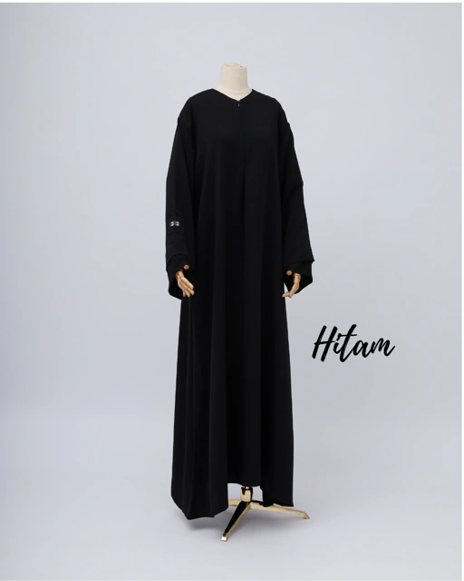Image of Abaya Saila Royal Queen Fabric Hitam