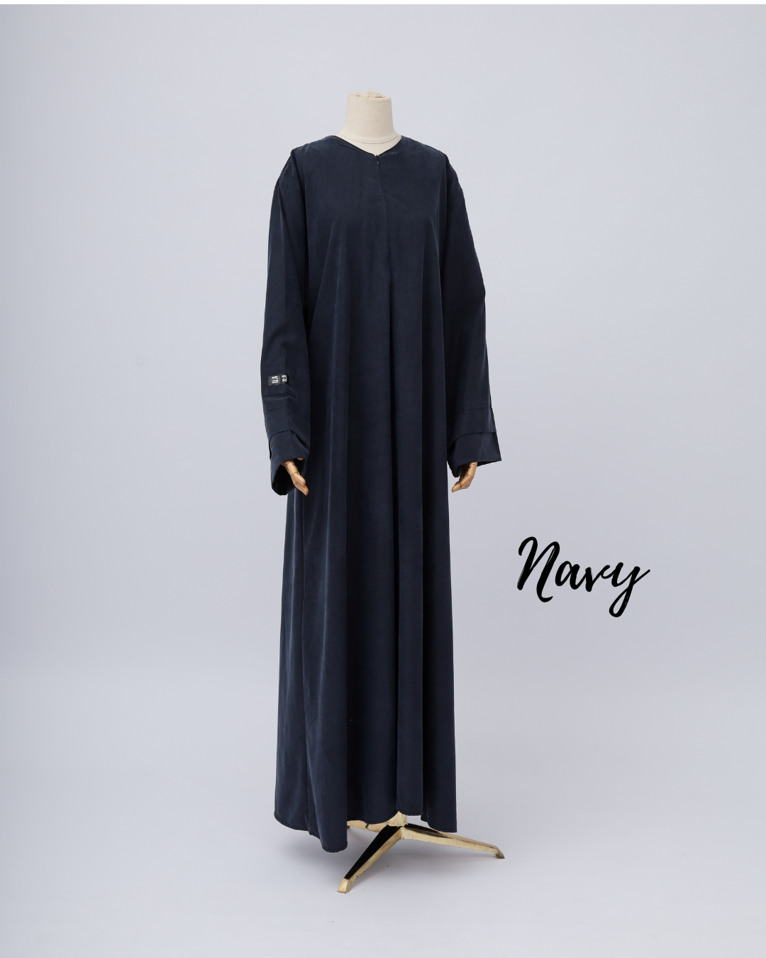 Abaya Hanah Natural Fabric