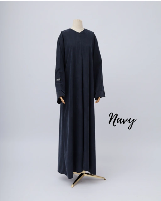 Image of Abaya Hanah Natural Fabric