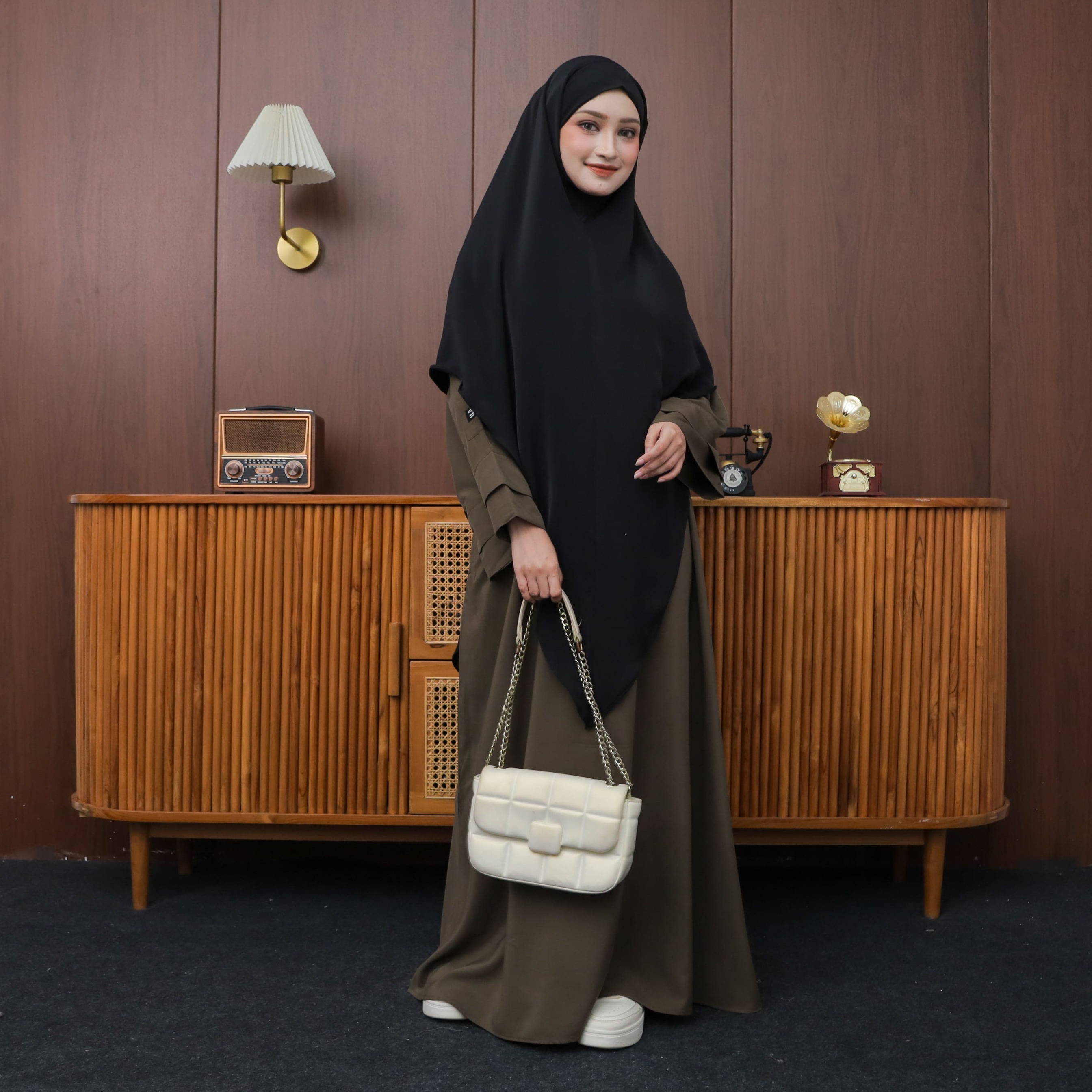 Ummu Alfatih Hanah Abaya Tencel
