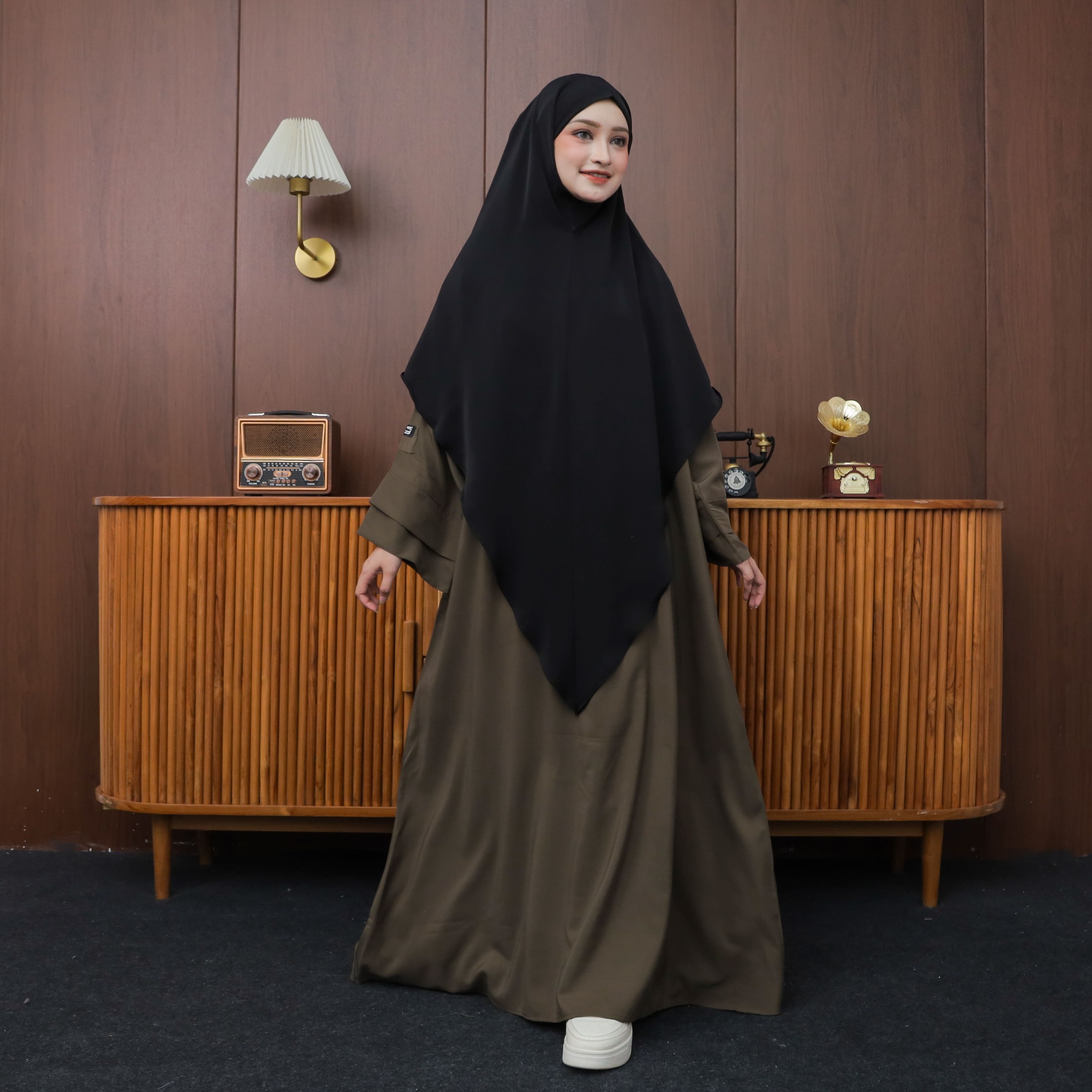 Ummu Alfatih Hanah Abaya Tencel