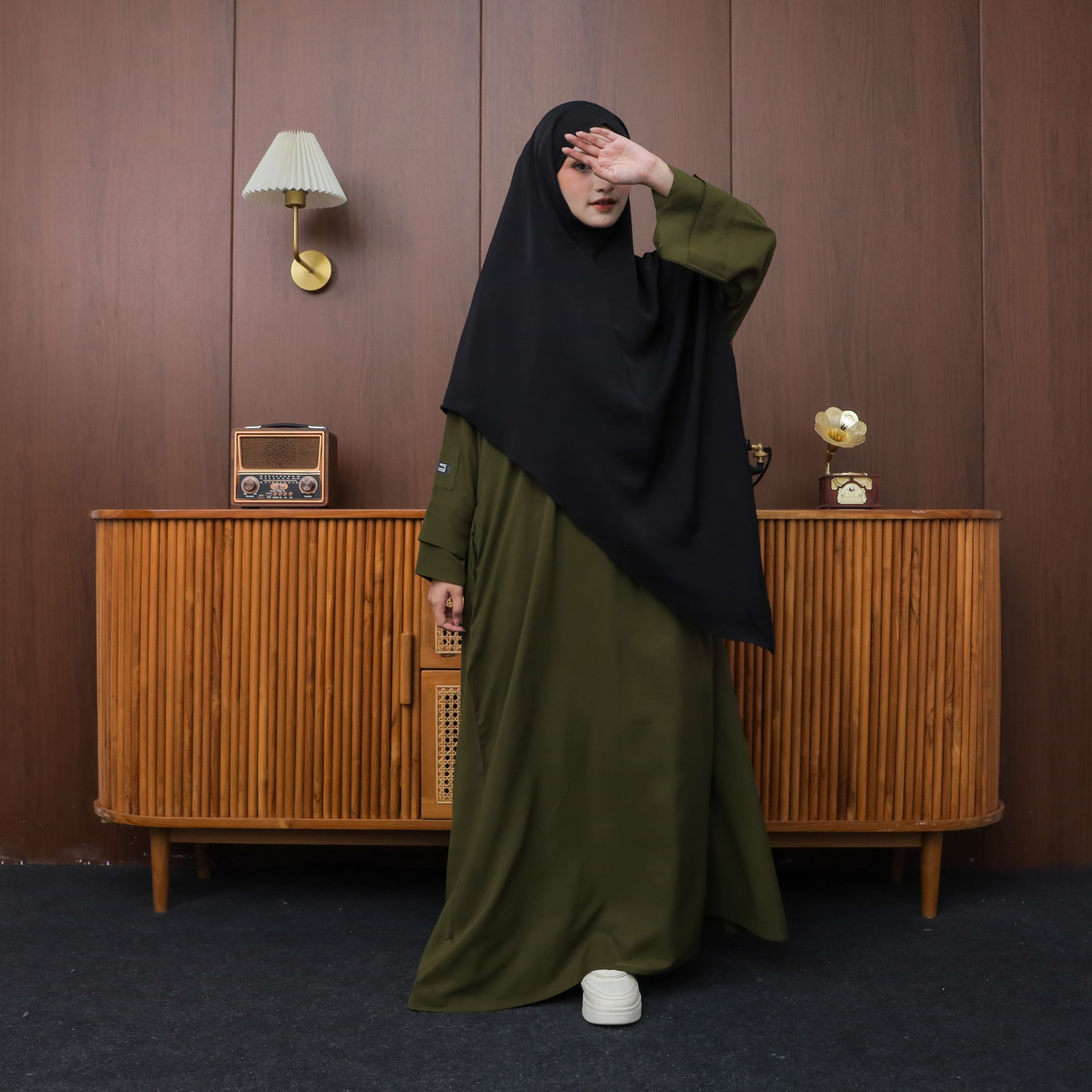 Ummu Alfatih Hanah Abaya Tencel