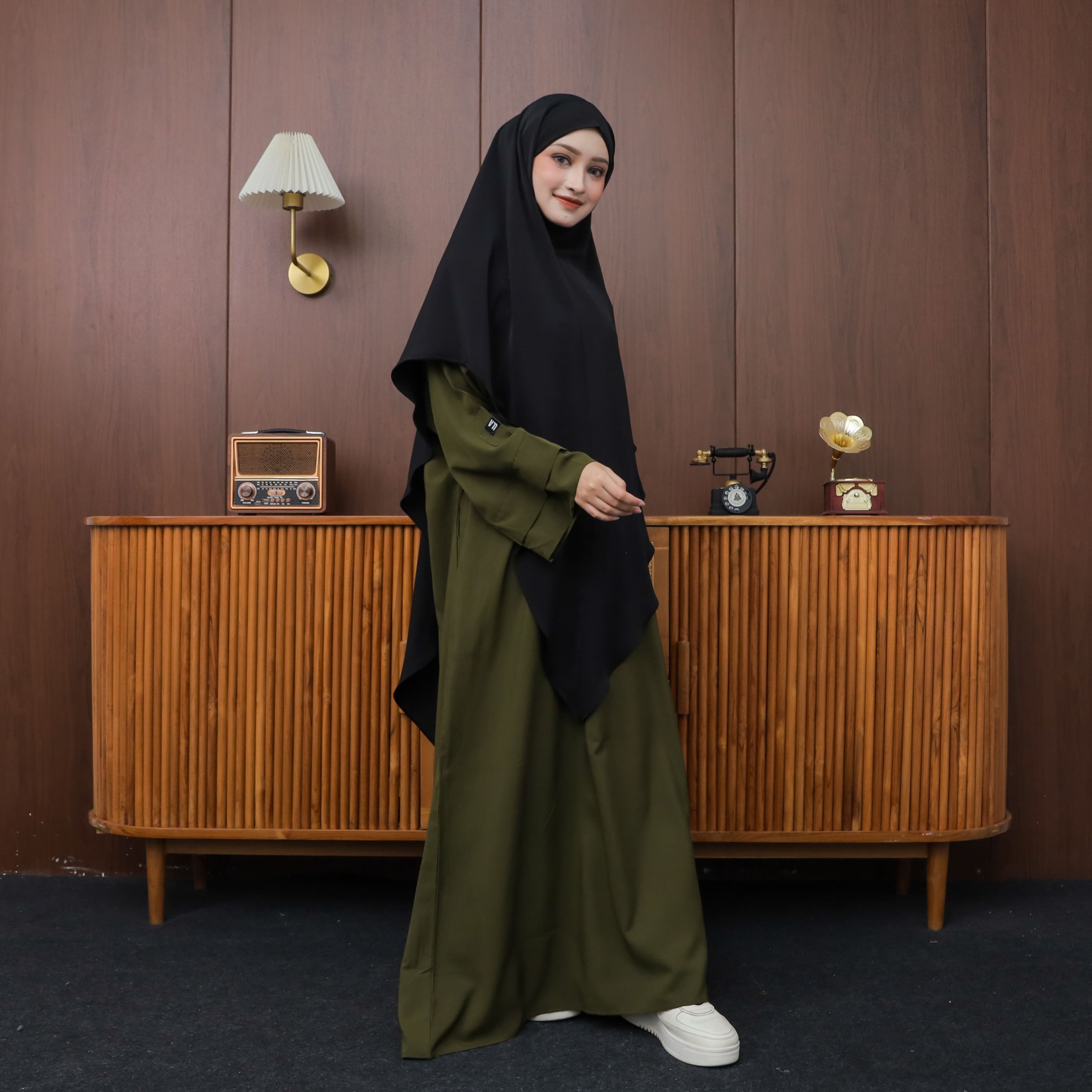 Ummu Alfatih Hanah Abaya Tencel